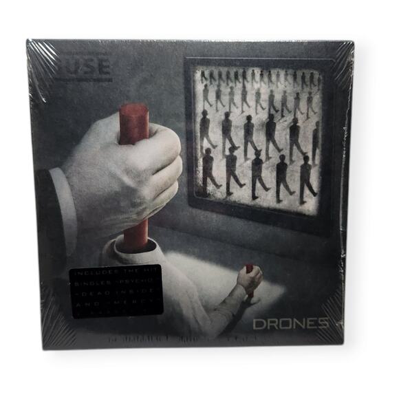 Muse Drones Cd With Hype Sticker (Warner Bros, 2015) Brand New Sealed - Picture 1 of 4